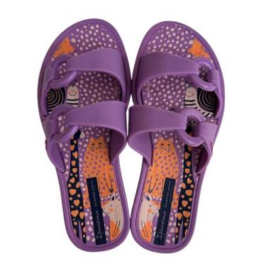 Imagem de Chinelo Infantil Feminino Ipanema Ella Confortável Novidade, Lilás, 31
