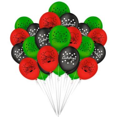 Imagem de 25 Balões Bexigas Ladybug decoração festas aniveráio - Regina Festas