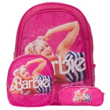 Imagem de Kit Mochila Feminina Barbie Juvenil Com Lancheira - TOYS 2U