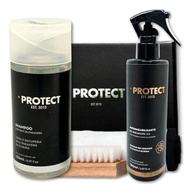Imagem de Kit Limpa E Impermeabiliza Tênis Sneakers Calçados - D Protect, Incolo