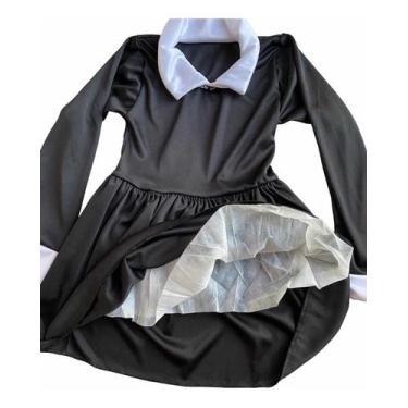 Imagem de Fantasia Infantil Wandinha Familia Addams - WJ fantasia, xg