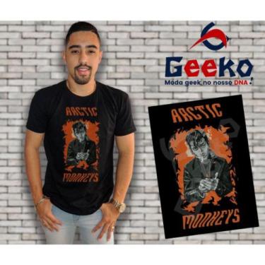 Imagem de Camiseta Arctic Monkeys Indie Alternativo Rock Geeko, Preto gola carec