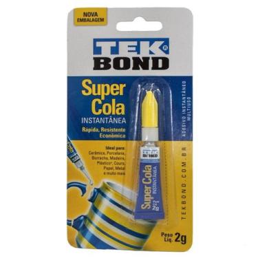 Imagem de Super Cola Instantânea 2g C/1 Tekbond. Rápida, Resistente e Econômica