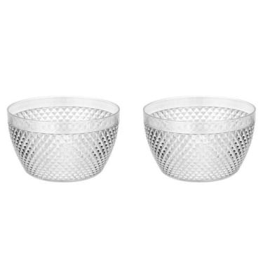 Imagem de Kit 2 Potes Tigelas Sobremesa Sorvete Açai 800Ml - Niquelart