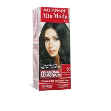 Imagem de Alta Moda Alfaparf Tonalizante 30 Castanho Escuro 120g
