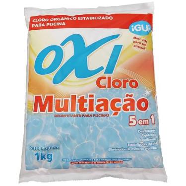 Imagem de Oxi Cloro Para Piscina Multiação iGUi 5 em 1 - Saco 1KG