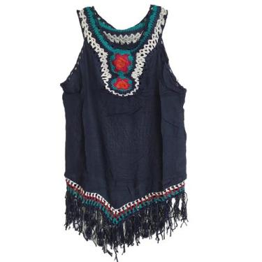 Imagem de BLUSA Saida de Praia Infantil Menina Blogueirinha Verão Croc - Show st