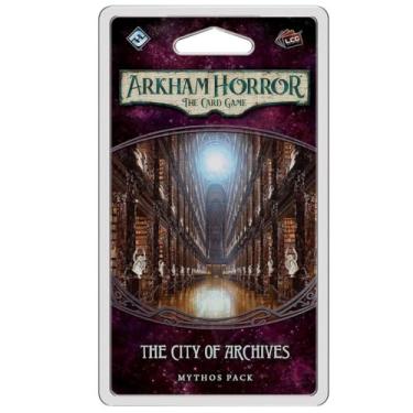 Imagem de Fantasy Flight Games Arkham Horror The Card Game The City of Archives MYTHOS PACK - Unearth an Otherworldly Realm! Cooperative Living Card Game, Ages 14+, 1-4 Players, 1-2 Hour Playtime,