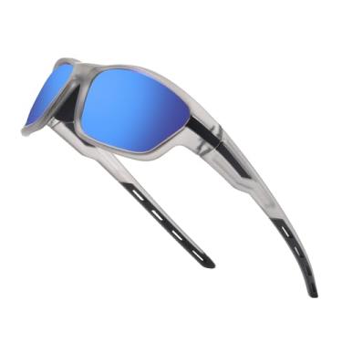 Imagem de Mudysson Óculos de sol esportivos práticos para ciclismo, corrida, condução, protetor de nariz ajustável UV400, óculos de sol masculinos e femininos.