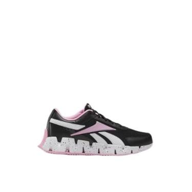 Imagem de Reebok Tênis feminino Zig Dynamica 2.0, Preto/Astro Rosa/Branco, 20