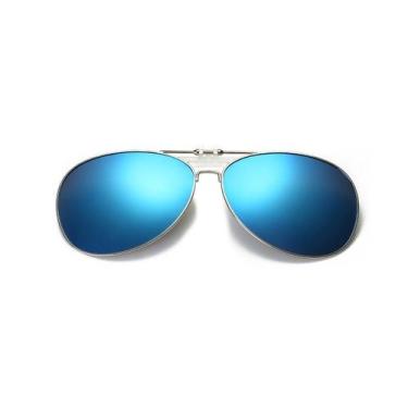Imagem de Lentes Clip On Aviador Polarizado e com Proteção UV400 - Vinkin, Azul