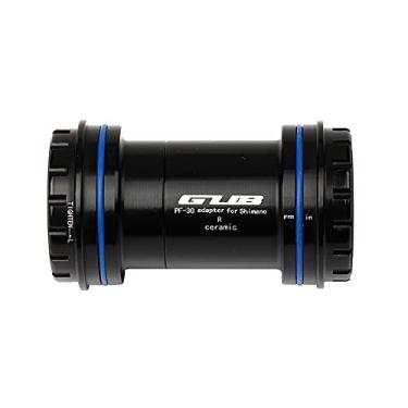 Imagem de COONIUM PF30 Rolamento de cerâmica externo rosqueado externo com encaixe de pressão BB para eixo de manivela de 24 mm (compatível com Shimano) ou 22/24 mm (SRAM GXP)