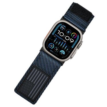 Imagem de Relógio Band Tefeca Fortitude Series usa Flag para Apple Watch