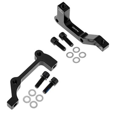Imagem de Pegciuho Kit de 2 Adaptadores Universais de Montagem de Pinça de 203 Mm para Alumínio com 4 Parafusos E 8 Arruelas, Preto, 100 mm * 73,5 mm * 51 mm