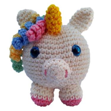 Imagem de Unicórnio - Bicho Bola Amigurumi - Ciandella Crochê