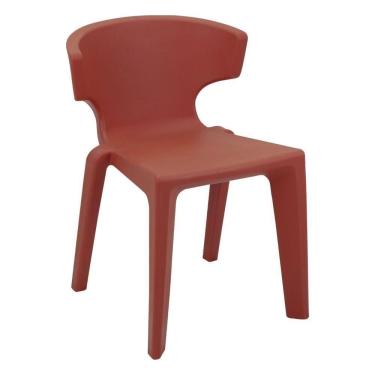 Imagem de Cadeira Tramontina Marilyn Em Polietileno Laranja Caqui