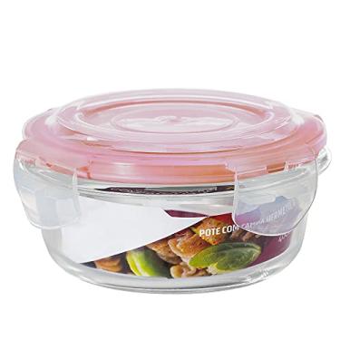 Imagem de Pote Vidro Hermético Tampa Plástico Marmita Papinha 400ml