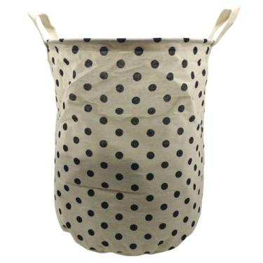 Imagem de Cesto Organizador Multiuso Tecido Brinquedos Roupa Suja Pano - Kadê, B