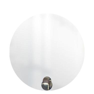 Imagem de Espelho Funcional Hook Cromado 50 Cm Redondo - e2g Design