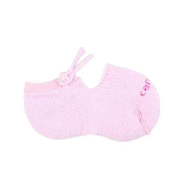 Imagem de Sapatinho Meia Sapatilha Bebê Recem-nascido Papilloo, Rosa, Claro