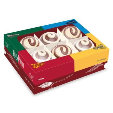 Imagem de Caixa 6 Bombons Retangular com Visor - Harry Potter - 1 unidade - Fest