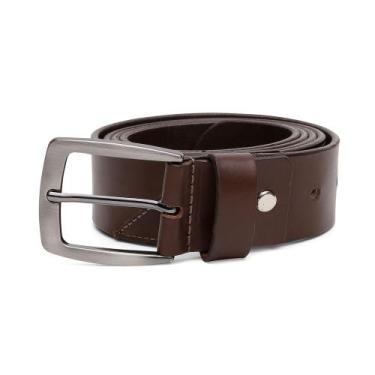 Imagem de Cinto Masculino Largo Couro 100% Ajustável Casual Social Cores - onix 