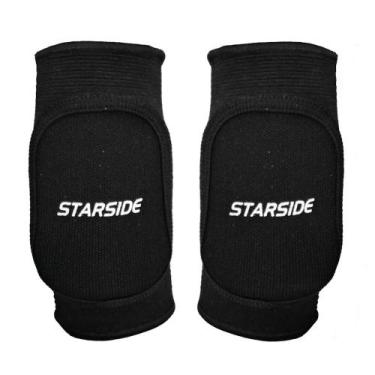 Imagem de Joelheira Futsal e Volei Starside Elástica Com Espuma Par Infantil, M,