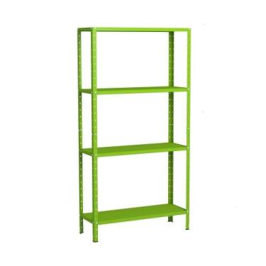 Imagem de Estante Aço 4 Prateleiras Livros Cozinha Quarto Eaf006 Verde - ELITE A