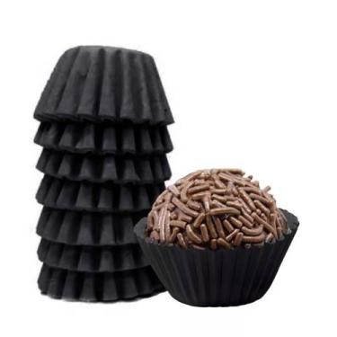 Imagem de Forminha p/ doces n.05 preto - 100un - mago