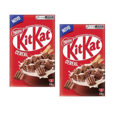 Imagem de Kit 2 Cereal Matinal Kit Kat Nestlé 210g