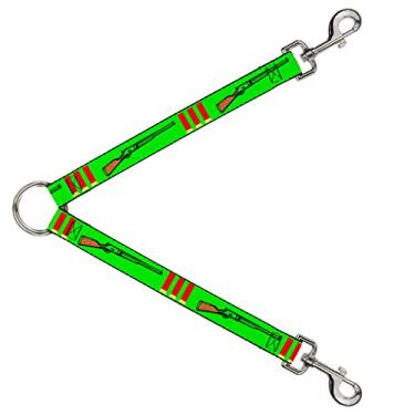 Imagem de Buckle-Down Divisor de coleira - Espingarda e conchas verdes