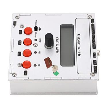 Imagem de Keyer K3NG, Teclado de Liga de Alumínio Com Código Morse, Display LCD, USB, para Mega 2560, Decodificador CW