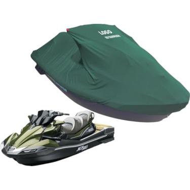Imagem de Capa Tecido Helanca Macio Para Jet Ski Kawasaki Ultra 160 LX (Verde)