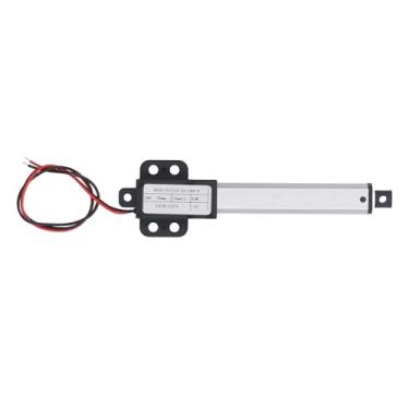 Imagem de Atuador Linear Elétrico, Conector ABS de Pressão 50N, 24V DC, Atuador Linear, Velocidade de 15 Mm/s, Interruptor de Limite de Extremidade do Tubo de Alumínio, Curso de 75mm