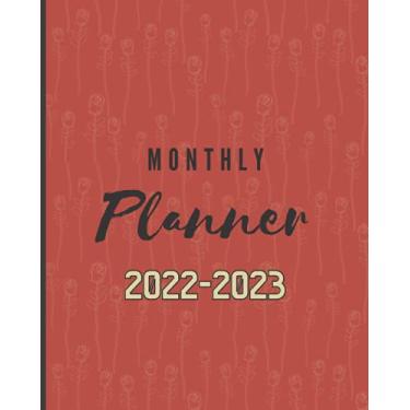 Imagem de 2022-2023 Monthly Planner: 2 Year Monthly Calendar Planner January 2022 Up to December 2023 I Monthly spreads (2 Pages per Month) Contacts Log ,Birthday Log and Password Log
