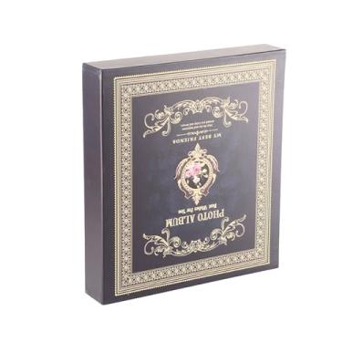 Imagem de Álbum de Fotos Contém 500 Fotos Tipo Inserção Mista álbum de Fotos Com Capa de Papelão (Azul-marinho)