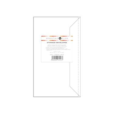 Imagem de Ellen Hutson, Essentials by Ellen, Envelopes de plástico de armazenamento de carimbos e moldes, médio 14 x 23,8 cm, aba dobrada, plástico calibre 8 (0,8 mm), pacote com 25, armazenamento, artesanato,