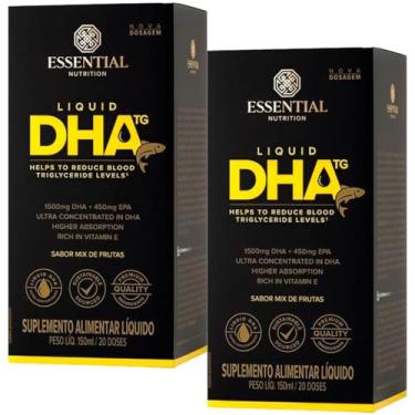Imagem de Kit 2 Liquid Dha Tg Essential Nutrition 150mL