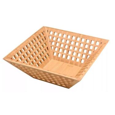 Imagem de Fruteira Vazada De Bambu 28cm - Oikos