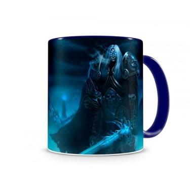 Imagem de Caneca World Of Warcraft Artha III Azul 330 ml