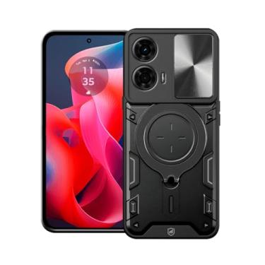 Imagem de Gshield Capa Case Capinha Discovery para Motorola (Preta, Moto G24 / G04 / G04s)