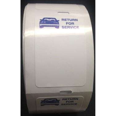 Imagem de Etiquetas A Plus Static Cling Return for Service White 500