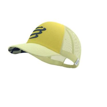 Imagem de Boné Trucker Cap New   Amarelo/Azul - Compressport