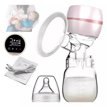 Imagem de Bomba Tirar Leite Eletrica Portatil Extratora Com Mamadeira