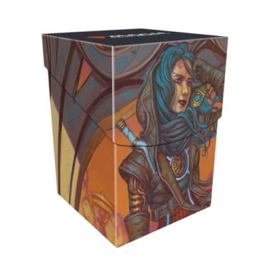 Imagem de Ultra Pro - Aetherdrift Sita Varma, Masked Racer 100+ Deck Box® para Magic: The Gathering, suporte de baralho, acessório MTG, caixa de armazenamento Magic The Gathering D&D TCG