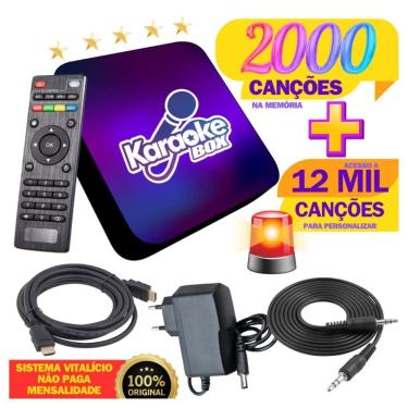 Imagem de Karaokebox Basico 2 Microfones Com Pontuação