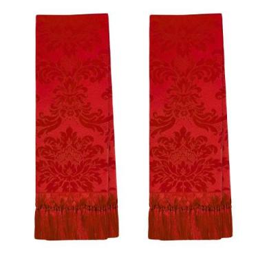 Imagem de 2 Mantas Xale Para Poltrona Pequena Peseira 0,70 X 1,80 - MUMUDECOR, 1