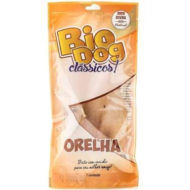 Imagem de Orelha de Boi Desidratada para Cachorro Petisco Biodog  - 33g