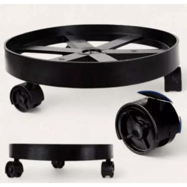 Imagem de Suporte Base Apoio de Plástico para Botijão de Gás, Galões, Vasos Resi