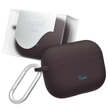 Imagem de superdivision Paleta de 16 cores para Airpods Pro 2ª/1ª geração, capa rígida e antiderrapante, com mosquetão para chaveiro, capa para Apple Airpods Pro 2023/2022/2019 (cabo USB-C/Lightning)